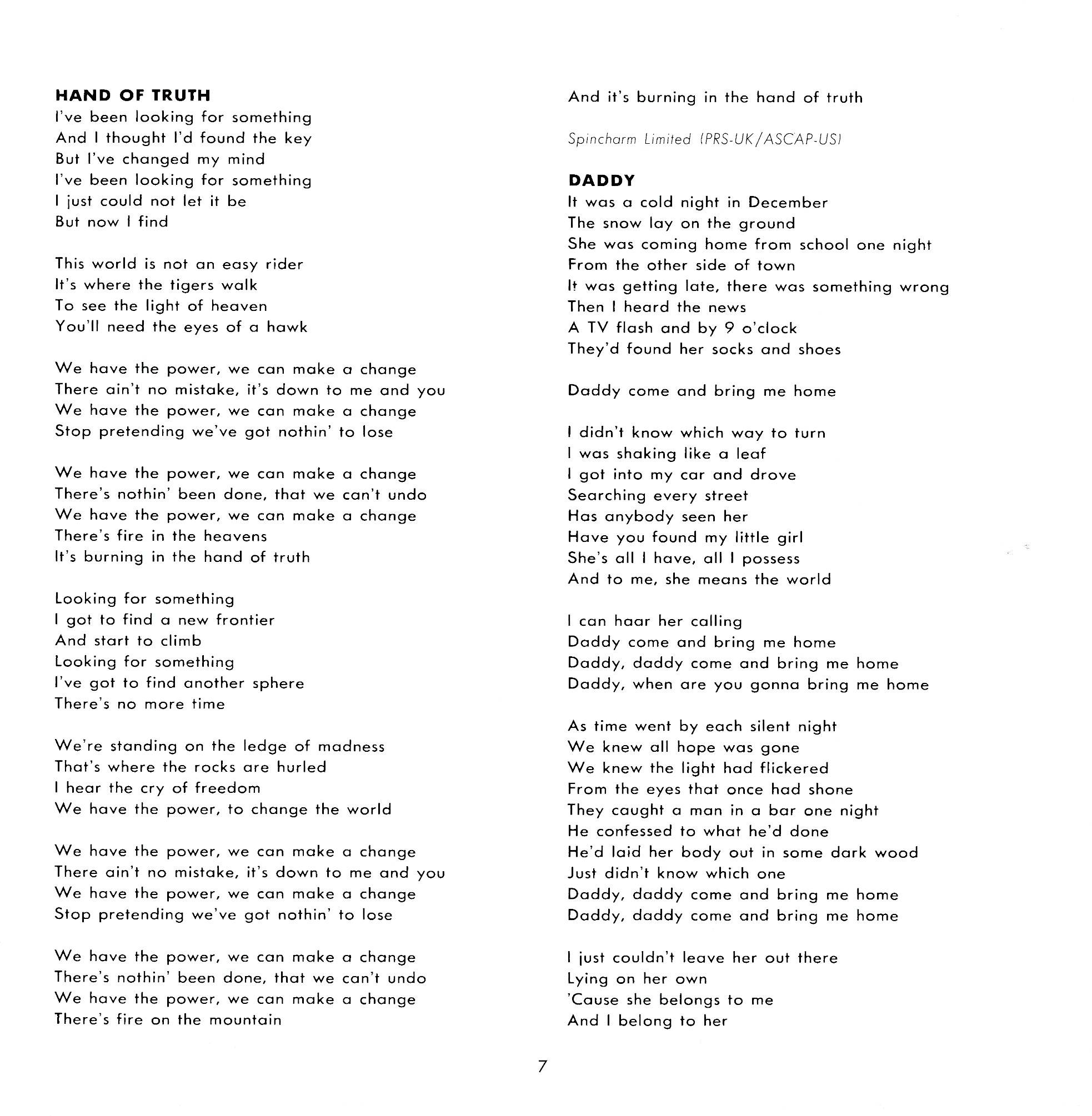 Emerson, Lake and Palmer In The Hot Seat [jbooklet07 jpn]